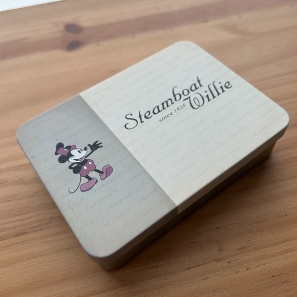 Disney Steamboat Willie 75th Anniversary Mickey Watch w/ Collector's Tin - Picture 6 of 8